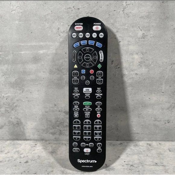 SPECTRUM Time Warner Cable TV DVD Remote Control UR5U-8780L-BHC Controller - Picture 2 of 5